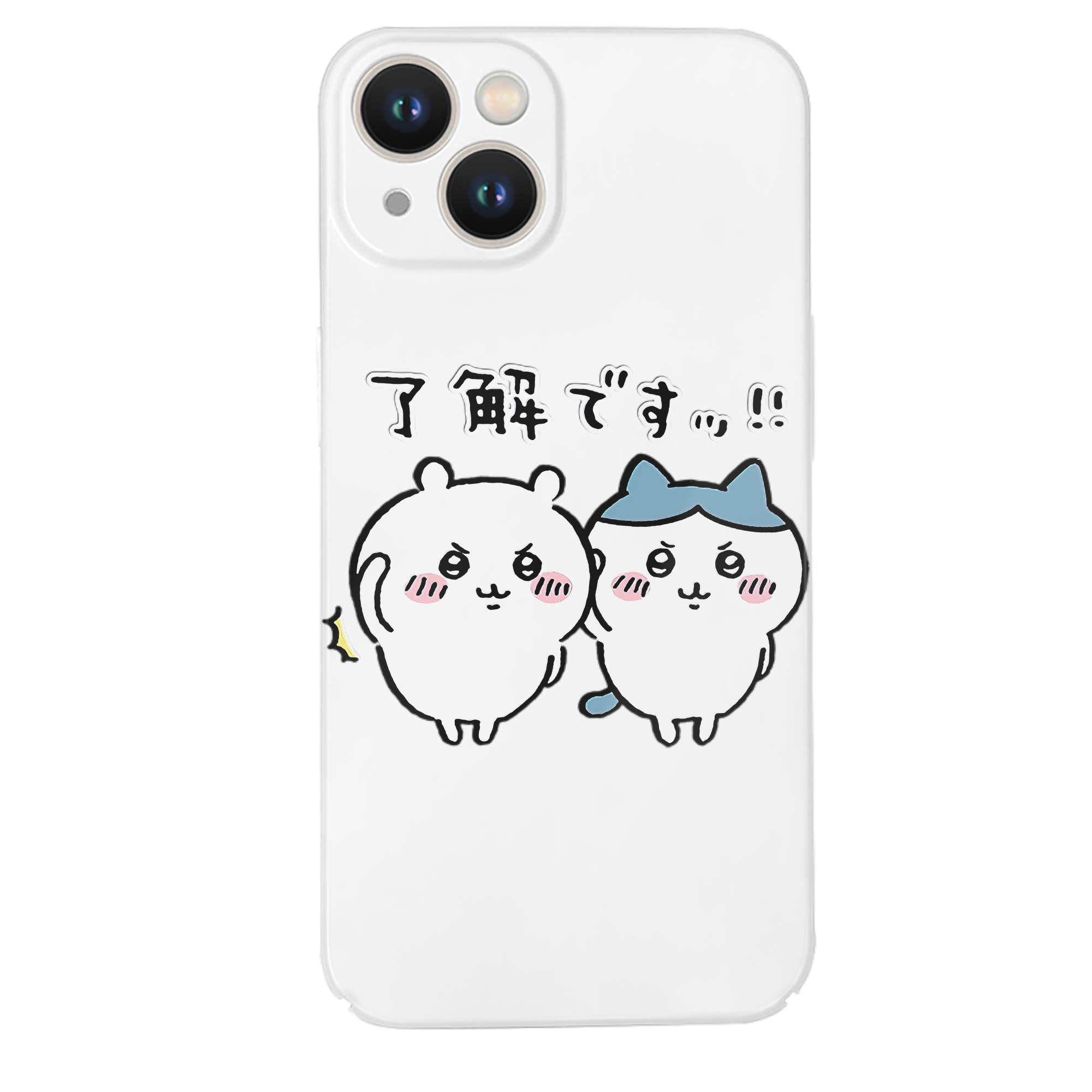 （画像用） ちいかわ ハチワレ Chii-kawa hachiware 【iPhone 14シリーズ対応】ハードケース